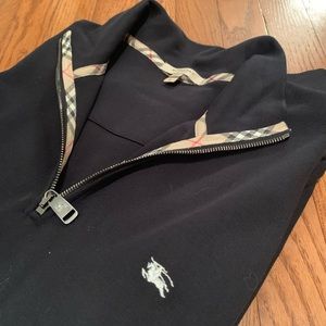 Burberry Men’s Large Quarter Zip Pullover